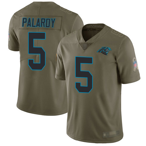 Carolina Panthers Limited Olive Men Michael Palardy Jersey NFL Football #5 2017 Salute to Service->women nfl jersey->Women Jersey